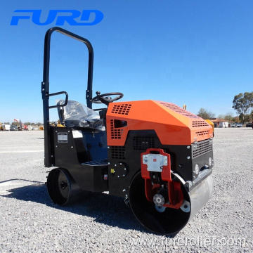 Vibratory mini road roller compactor double drum asphalt road roller price FYL-860